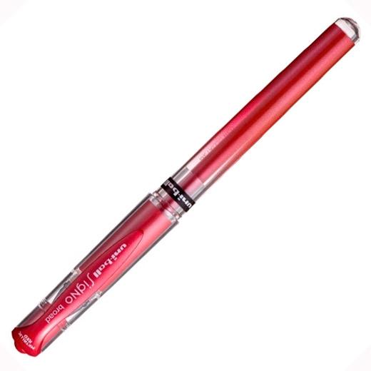 Uniball Rollerball Signo Broad Um-153 1.0Mm Rojo Metálico