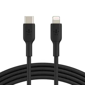 Belkin Cable USB-C a Lightning 1m Negro Boost Charge CAA003BT1MBK