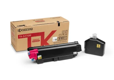 Kyocera TK5270 Magenta Cartucho de Tóner Original 1T02TVBNL0/TK5270M