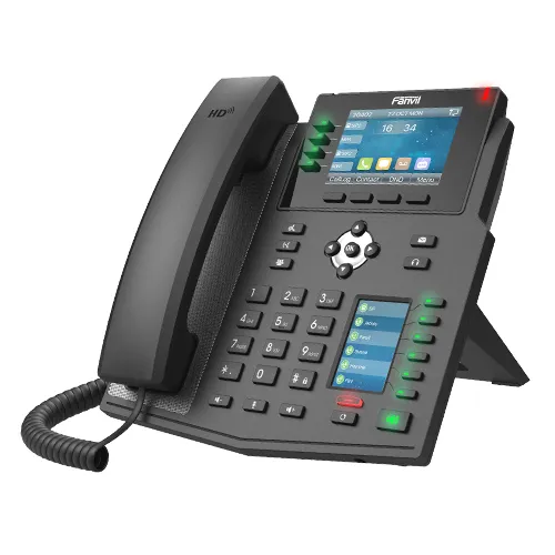 Fanvil X5U, 16 líneas SIP, 1 pantalla lateral
