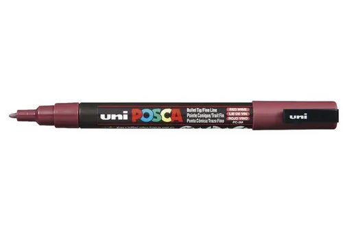 Posca Marcador PC-3M Punta Cónica 0,9 - 1,3 mm Rojo Vino