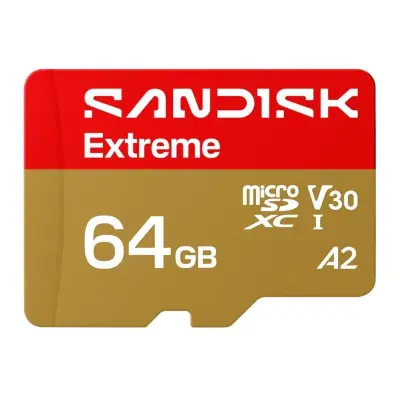 SanDisk microSDXC Extreme 64GB uSD 170/80MB/s con Adaptador