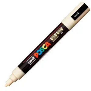 Posca Marcador PC-5M No Permanente Punta Forma De Bala 1,8 - 2,5 mm Marfil