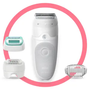 Braun Silk-épil SES5625 Depiladora 28 Pinzas 2 Velocidades Uso Húmedo y Seco