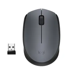 Logitech M170 Ratón Inalámbrico 1000dpi - Gris/Negro