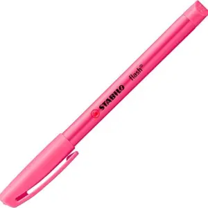 Stabilo Marcador Fluorescente Flash Rosa - Caja de 10 Unidades