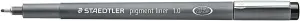 Staedtler Pigment Liner 308 Rotulador Calibrado 1mm Secado Rápido Negro