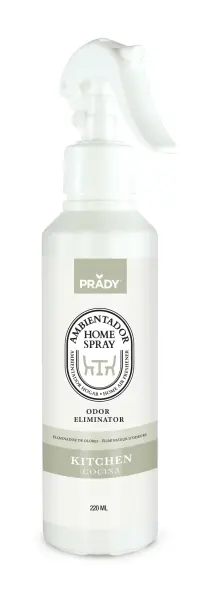 Prady Ambientador Home Spray Neutralizador de Olores Para Cocina - Frasco de 220 ml - Spray Pulverizador
