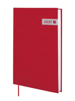 Finocam Dynamic Porto Agenda Profesional Anual 2027 1 Día por Página 140x204mm Tapa Dura Roja