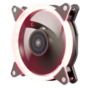 VENTILADOR INTERNO UNYKA CANDY 120mm ANILLO LED ROJO 7 ASPAS 1400RPM