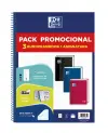 Oxford Cuaderno School Europeanbook Classic Write & Erase 80H A4 5x5 Pack 3 Unidades