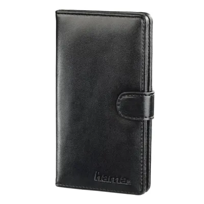 Hama Estuche para 12 Tarjetas de Memoria SD y Micro-SD - Cuero Negro 8x1.6x13.7cm