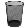 Bismark Papelera De Rejilla Alta Capacidad 18 Litros 340 X 240 Mm Negra