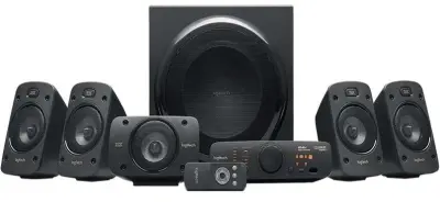 Logitech Z906 Sistema De Altavoces 5.1 THX 1000W Con Subwoofer 165W Y Mando A Distancia
