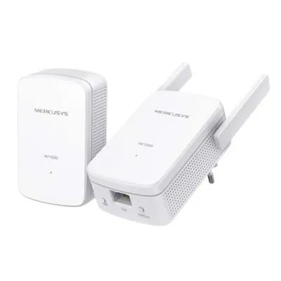 Mercusys MP510 Kit WiFi Powerline AV1000, 1000Mbps, Alcance Hasta 300m, Gigabit Ethernet
