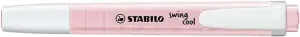 Stabilo Swing Cool Marcador Fluorescente Pastel Rubor Rosa Cuerpo Plano Punta Biselada 1-4mm Tinta Base Agua