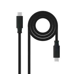 Nanocable Cable USB 3.1 Gen2 5A USB-C a USB-C 2m Color Negro