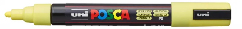 Posca Marcador PC-5M No Permanente Punta Forma De Bala 1,8 - 2,5 mm Amarillo Sol