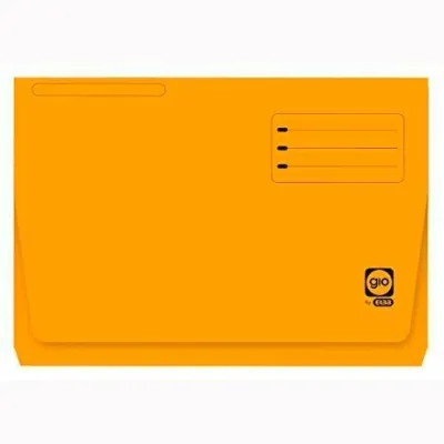 Gio Subcarpeta Con Bolsa Y Solapa Amarillo Intenso Cartulina Folio 320gr - 25U