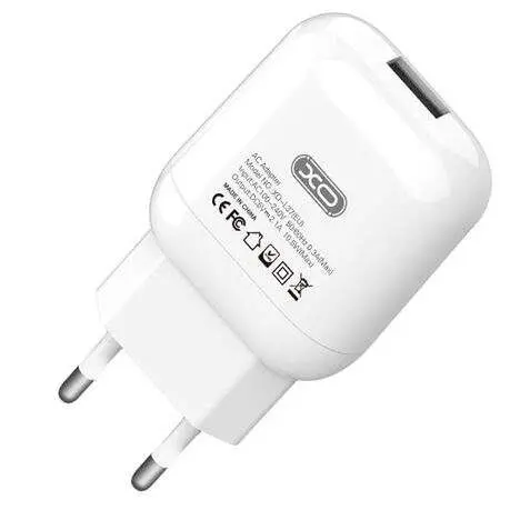 XO L37 Cargador de Corriente USB para Smartphones y Dispositivos Electrónicos