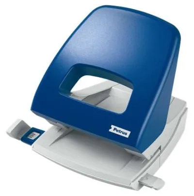 Petrus 85 Taladro Perforador Azul - Hasta 25 Hojas - Punzones 5.5mm - Fácil Vaciado
