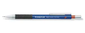 Staedtler Mars Micro 775 Portaminas 0.5mm con Punta Metálica y Grip de Caucho Azul