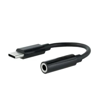 Nanocable Adaptador Audio Jack 3.5mm Hembra a USB-C Macho - 0.11m