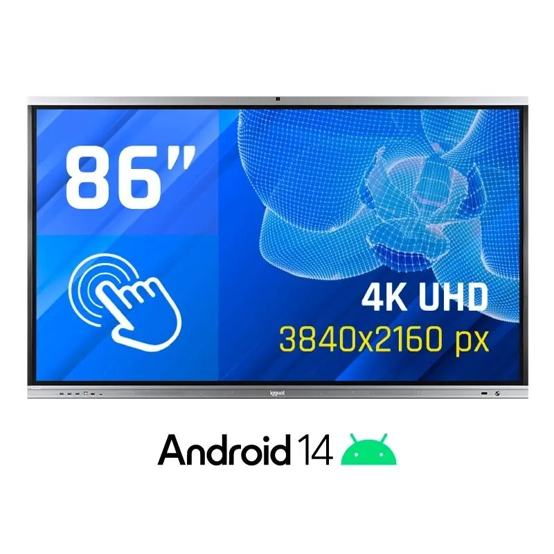 iggual Pantalla Interactiva 4K Orchid 86" con Webcam