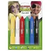 Alpino Maquillaje En Barra Fiesta Face Stick Pack De 6 Surtidos