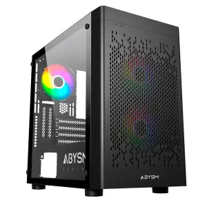 Abysm Danube MX202 MicroATX Gaming Case, Cristal Templado, GPU 330mm, 2x2.5