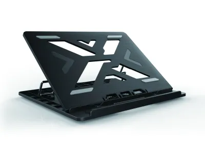 Conceptronic Soporte de Portátil de Aluminio Negro