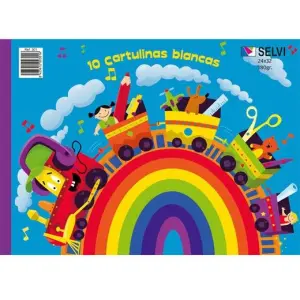 Selvi Cuaderno Para Manualidades 10 Cartulinas 24x32cm 180gr Blanco
