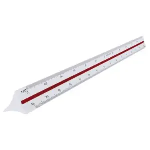 Maped Escalímetro con Escalas de Reducción 1:20, 1:25, 1:50, 1:75, 1:100, 1:125