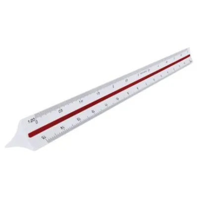 Maped Escalímetro con Escalas de Reducción 1:20, 1:25, 1:50, 1:75, 1:100, 1:125