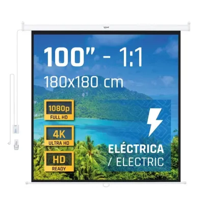 iggual Pantalla Eléctrica 1:1 180x180 cm