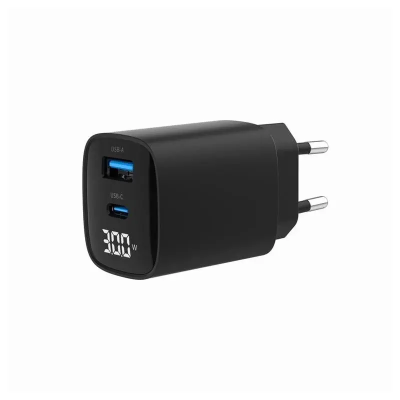 Gembird Cargador Rápido USB-C para Smartphone, Reloj Inteligente y Tableta Negro