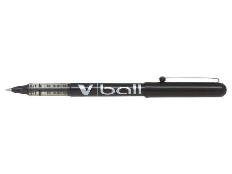 Pilot Boligrafo De Tinta Liquida V Ball 07 Rollerball - Punta De Bola Redonda 0.7Mm - Trazo 0.5Mm - Color Negro