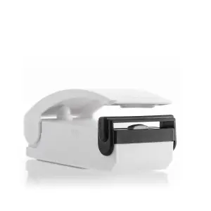 Innovagoods Selladora de Bolsas con Iman - Sellado Hermetico - Prolonga la Conservacion de Alimentos - Funciona con Pilas - Portatil - 9.5x4x4cm - Color Blanco