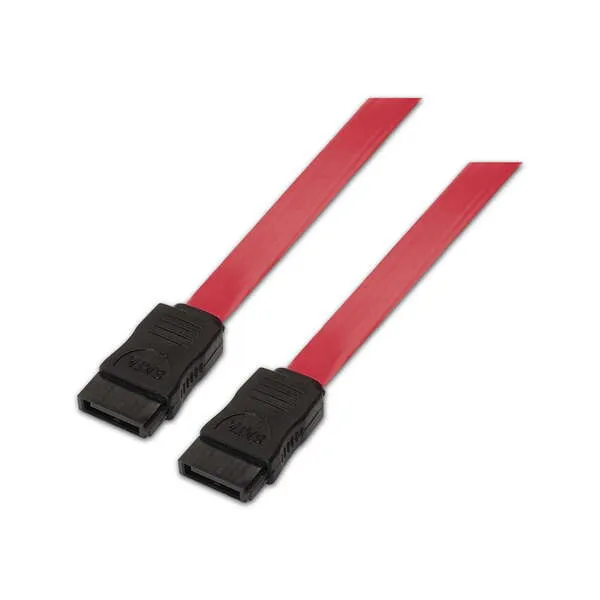 Aisens Cable Sata Iii Datos 6G Datos - 0.5M Para Disco Duro Sata I - Ii - Iii Ssd - Color Rojo