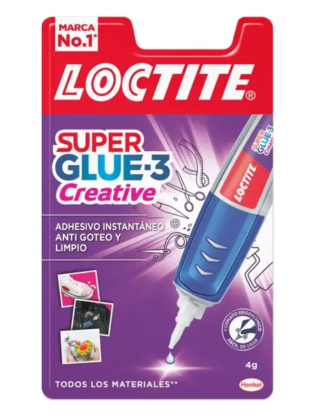 Loctite Superglue-3 Creative Pen 4g - Adhesivo Universal Preciso y Limpio