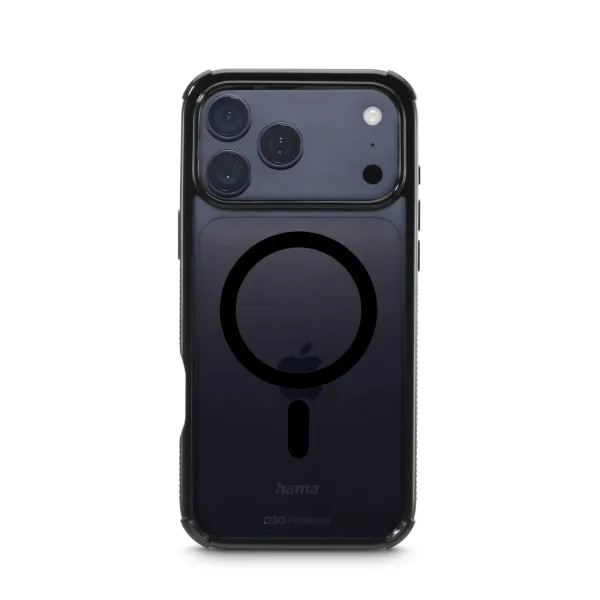 Hama Extreme Protect Funda para iPhone 17 Pro Max - Magnética - Antideslizante - Policarbonato - Protección D3O - Color Negro