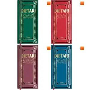Dohe Dietario Dos Tercios 14.5X31cm Cartón Geltex Surtidos 2026 Catalán