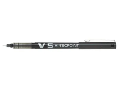 Pilot Roller Tinta Líquida V-5 Hi-Tecpoint Negro
