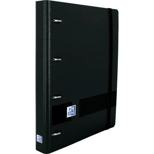 Oxford Carpeta Anillas  Europeanbinder Live&Go 4X25 A5+ C/Recambio Dots Write&Erase Polyfoam Negro
