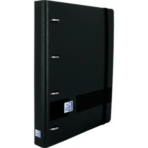 Oxford Carpeta Anillas Europeanbinder Live&Go 4x25 A5+ Con Recambio Dots Write&Erase Negro