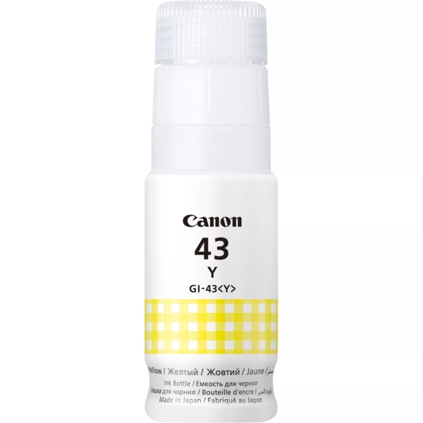 Canon Gi43 Amarillo Botella De Tinta Original - Gi43Y/4689C001