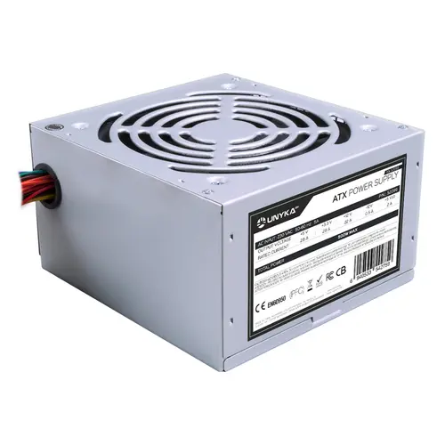 Unykach Atx 500W Fuente De Alimentación 500W Atx - Ventilador 120Mm