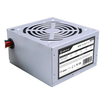 UNYKAch ATX 500W Fuente de Alimentación con Ventilador de 120mm