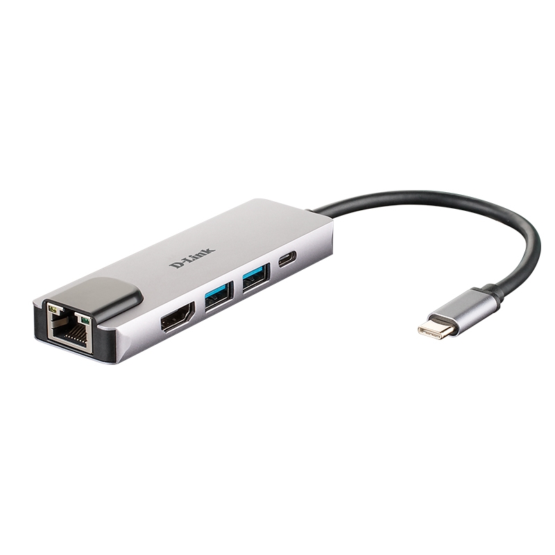 D-Link Dub-M520 Hub Usb-C Hdmi/2Usb 3.0/Usb-C/Ethe