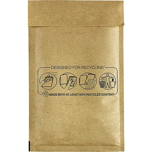 Fellowes Bankers Box Pack de 100 Bolsas de Burbujas Acolchada - Medida 120x210mm - Burbujas Internas para Amortiguacion - Ideal para Productos Fragiles - Tira Autoadhesiva para Cierre - Dimensiones Internas 12x21cm